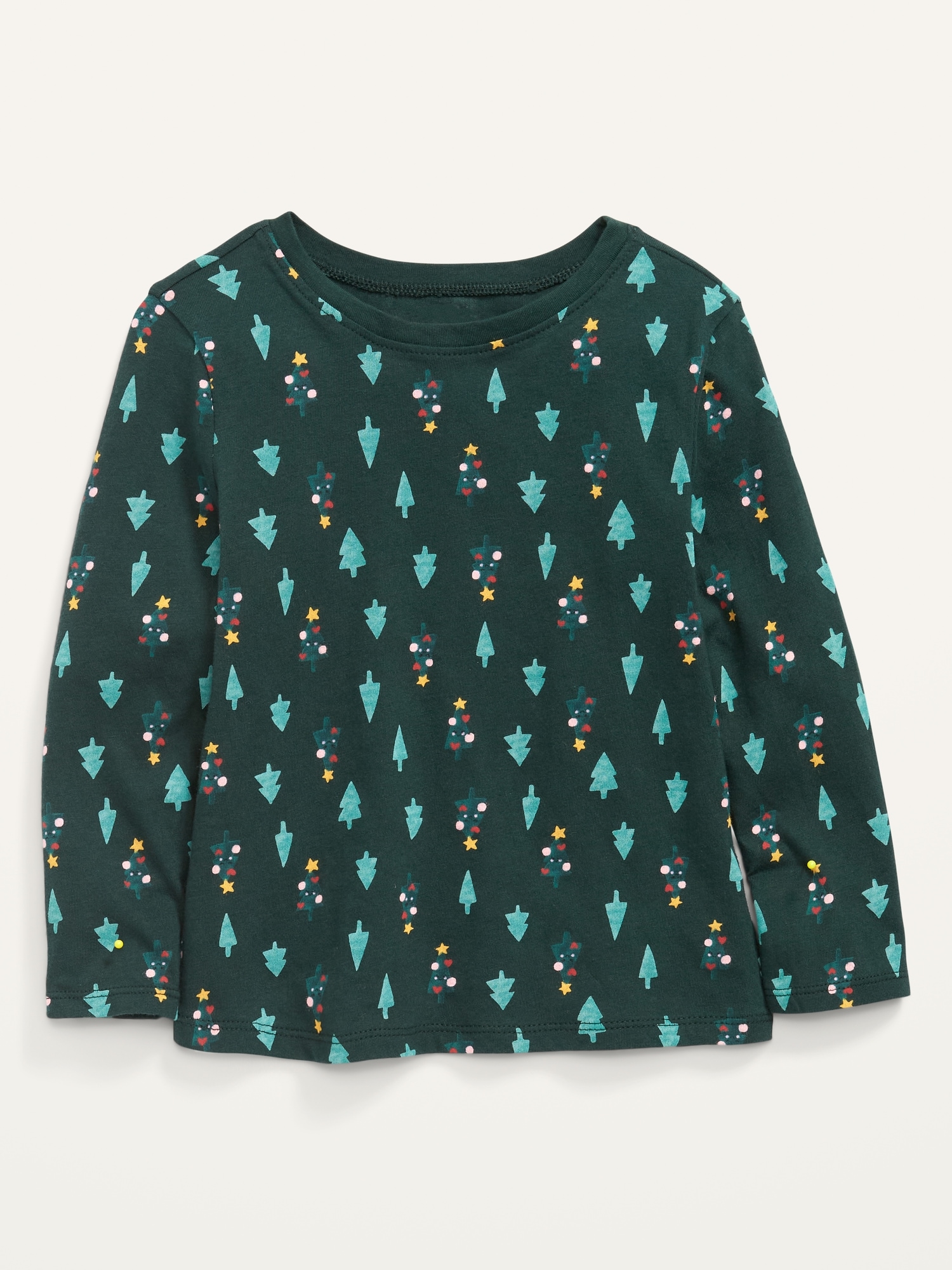 Printed Long Sleeve T Shirt For Toddler Girls Old Navy   Cn27613135 