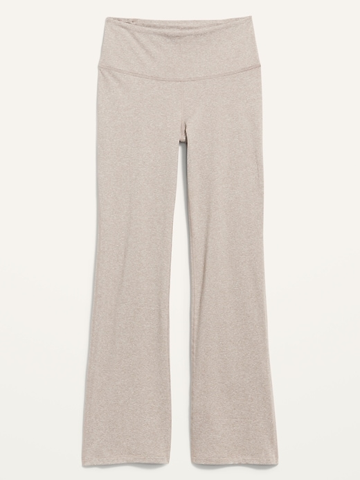 Image number 4 showing, High-Waisted CozeCore Flare Pants for Women