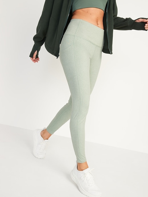 Image number 5 showing, High-Waisted CozeCore Side-Pocket Leggings for Women