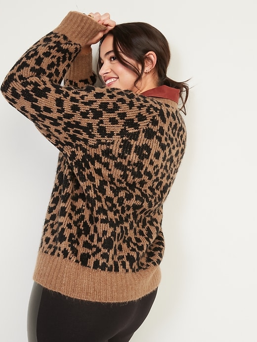Image number 3 showing, Cozy Crew-Neck Sweater for Women