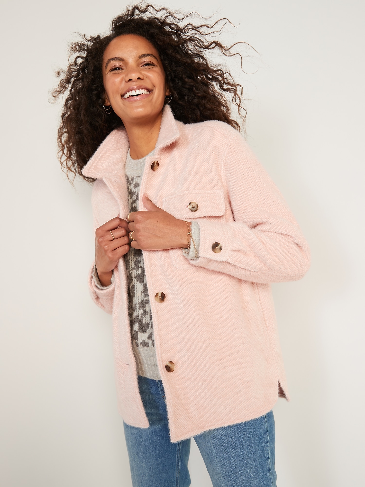 Soft-Brushed Utility Shacket for Women | Old Navy