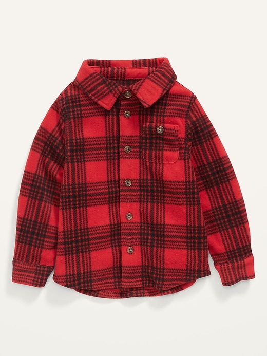 Old Navy - Unisex Patterned Microfleece Shirt for Toddler