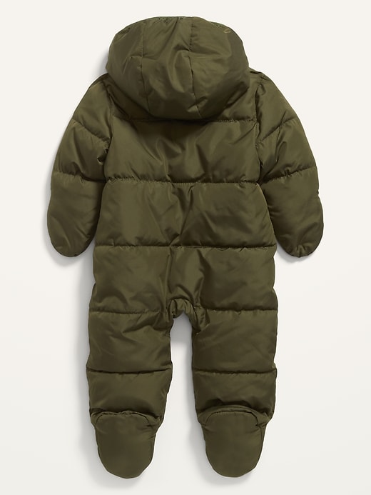 View large product image 2 of 2. Unisex Hooded Frost-Free Snowsuit for Baby