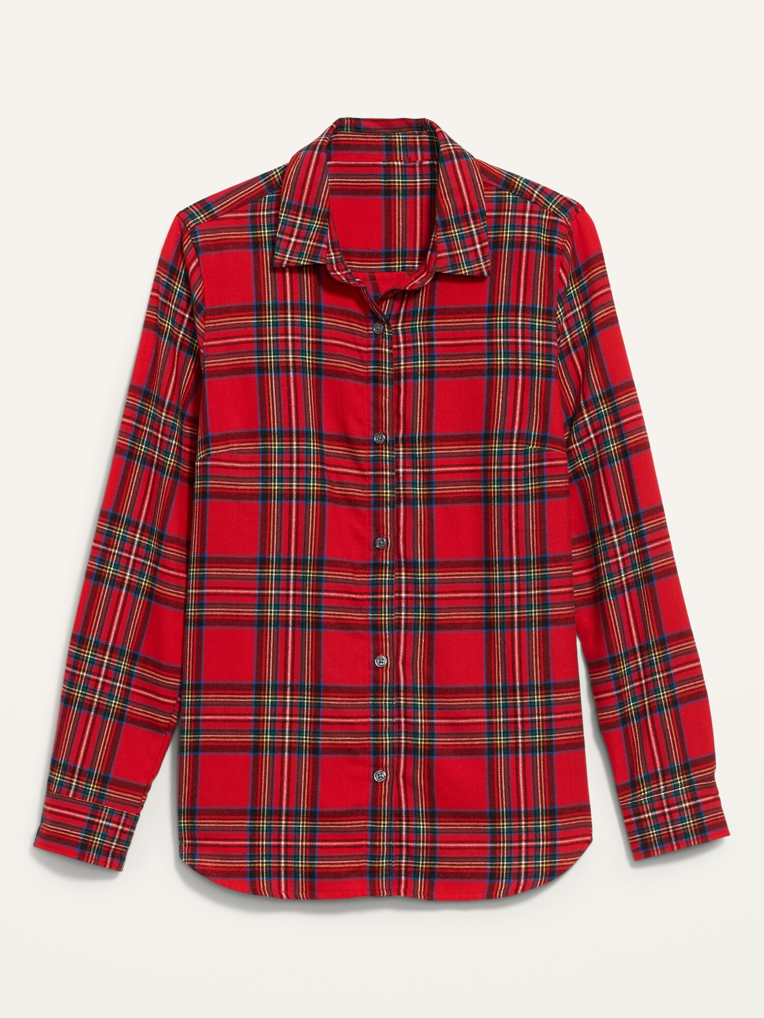 Chemisier à manches longues en flanelle à carreaux pour Femme | Old Navy