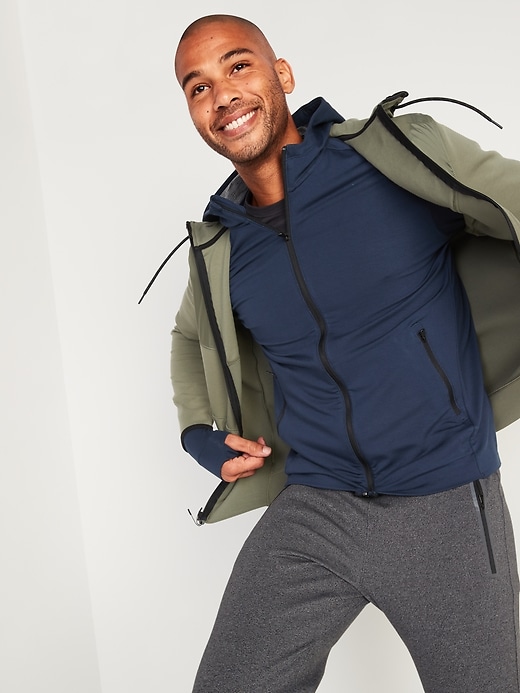 L'image numéro 3 présente Chandail à capuchon Go-Dry en jersey bouclette Confort ultime pour Homme