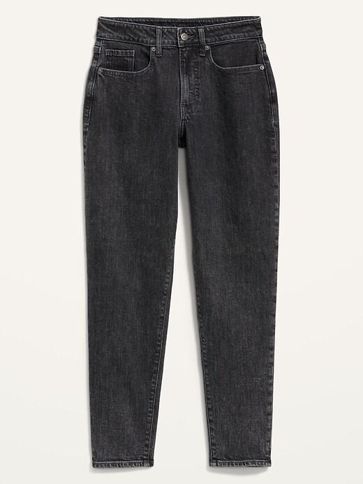 High-Waisted O.G. Straight Black-Wash Jeans for Women | Old Navy