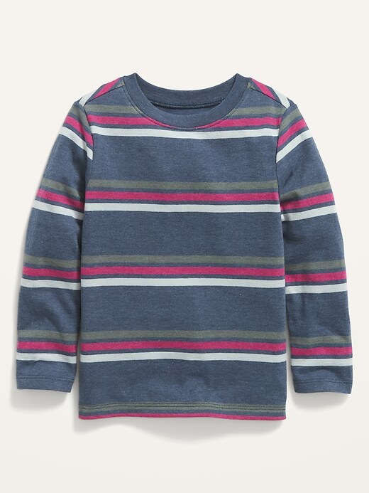 Old Navy - Unisex Striped Long-Sleeve T-Shirt for Toddler