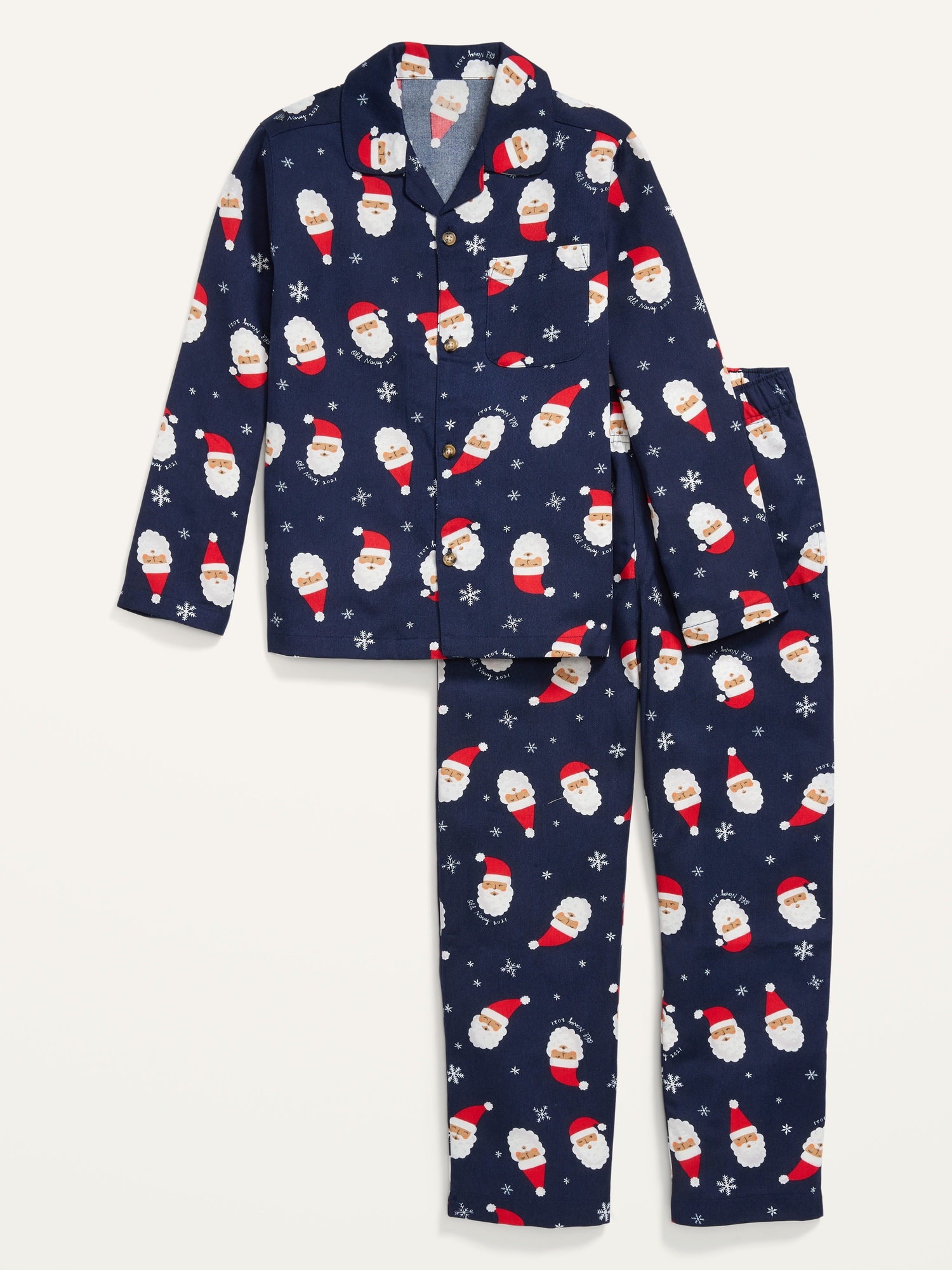 Old Navy Gender-Neutral Matching Flannel Pajama Set for Kids