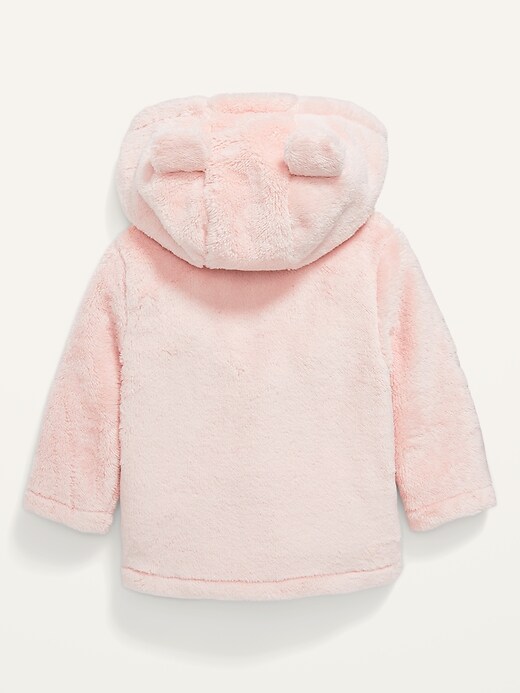 Cozy Faux-Fur Critter Hooded Coat for Baby