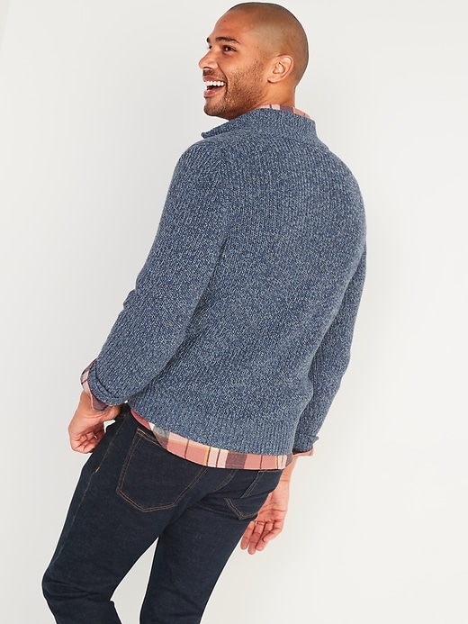 Image number 2 showing, Mock-Neck Quarter-Zip Sweater