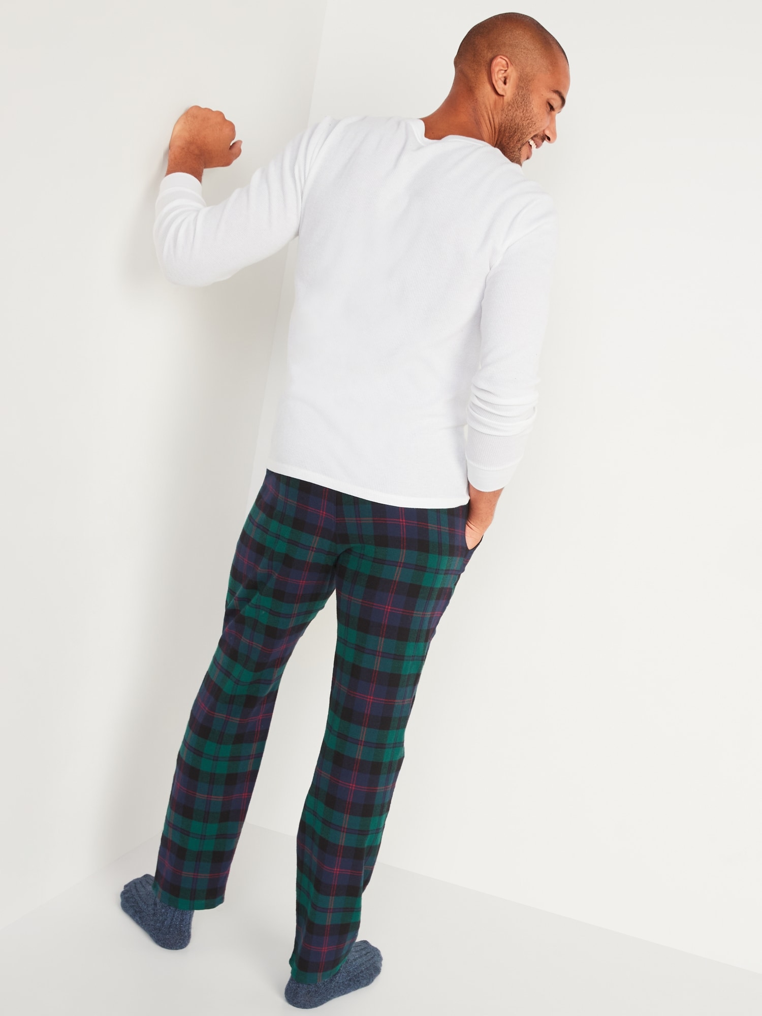 old navy flannel pants