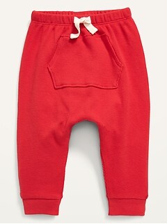 Cozy U-Shaped Thermal-Knit Pants for Baby