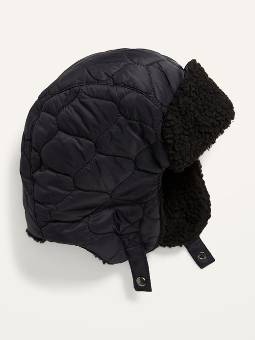 View large product image 1 of 1. Quilted Sherpa-Lined Trapper Hat for Boys