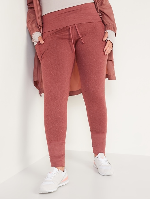 Image number 1 showing, High-Waisted CozeCore Side-Pocket Jogger Leggings for Women