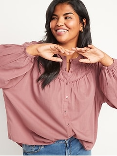 old navy blouse tops