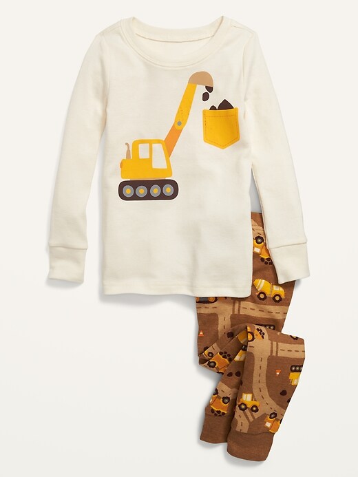 Unisex Graphic Pajama Set for Toddler & Baby