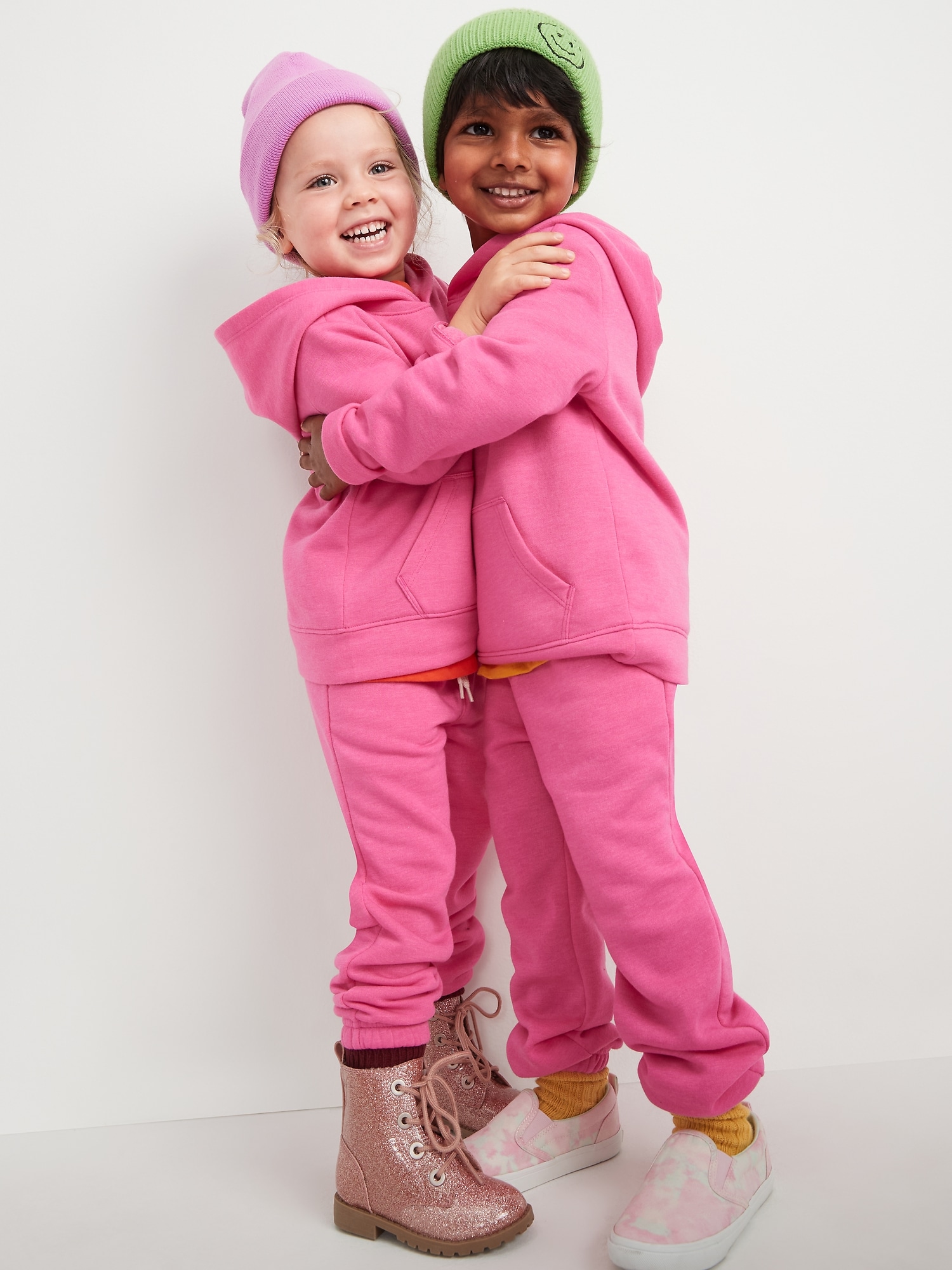 Unisex Solid Fleece Jogger Sweatpants for Toddler | Old Navy