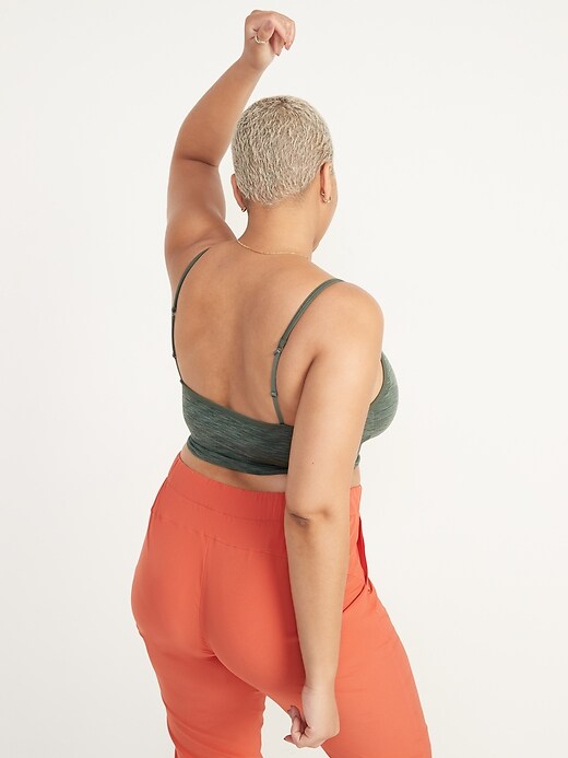 Image number 2 showing, Light Support Seamless Convertible Racerback Sports Bra XS-4X