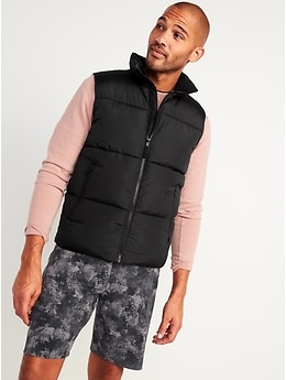 puffer vest navy