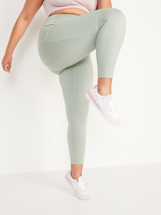Image number 1 showing, High-Waisted CozeCore Side-Pocket Leggings for Women