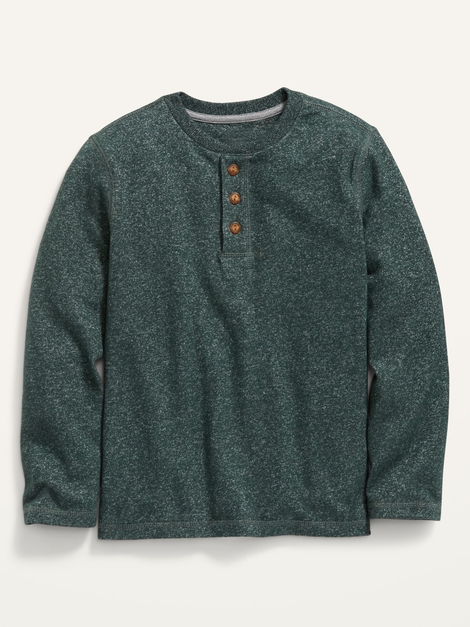 Cozy Long-Sleeve Henley T-Shirt for 