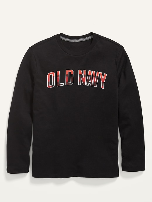 Image number 1 showing, Long-Sleeve Logo-Graphic T-Shirt for Boys