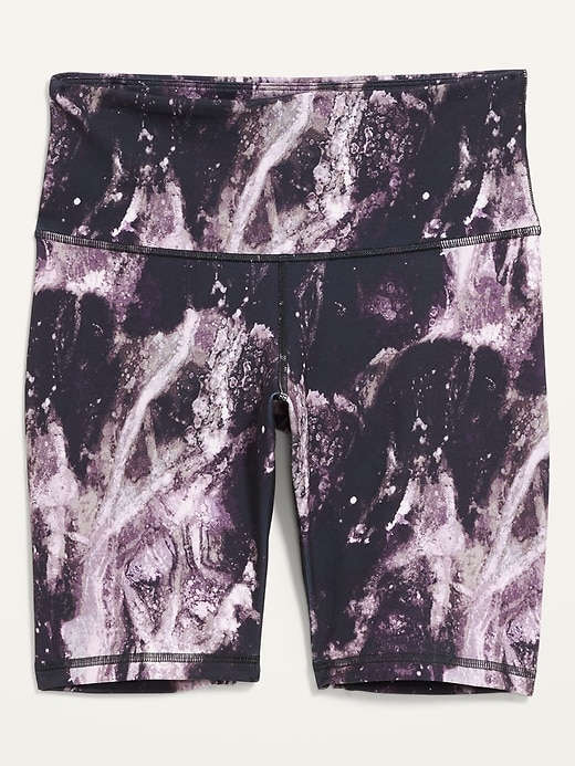 Image number 4 showing, High-Waisted PowerPress Biker Shorts for Women - 8-inch inseam