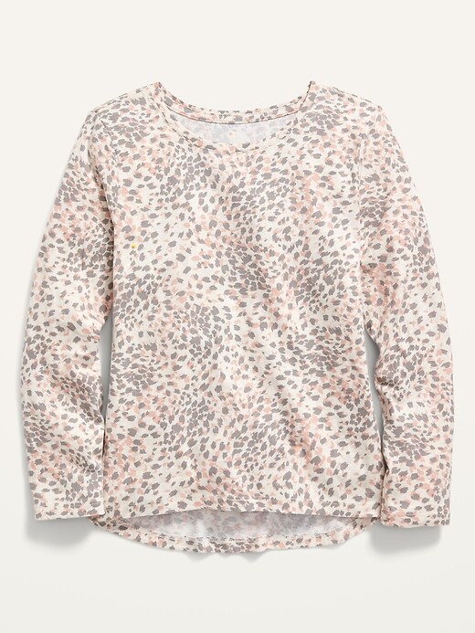 View large product image 1 of 1. Softest Printed Long-Sleeve T-Shirt for Girls