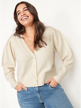 Cozy Textured Button-Front Cardigan Sweater for Women