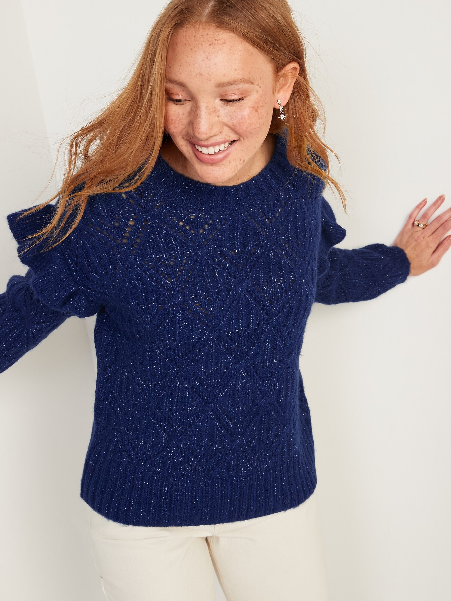 old navy fuzzy sweater