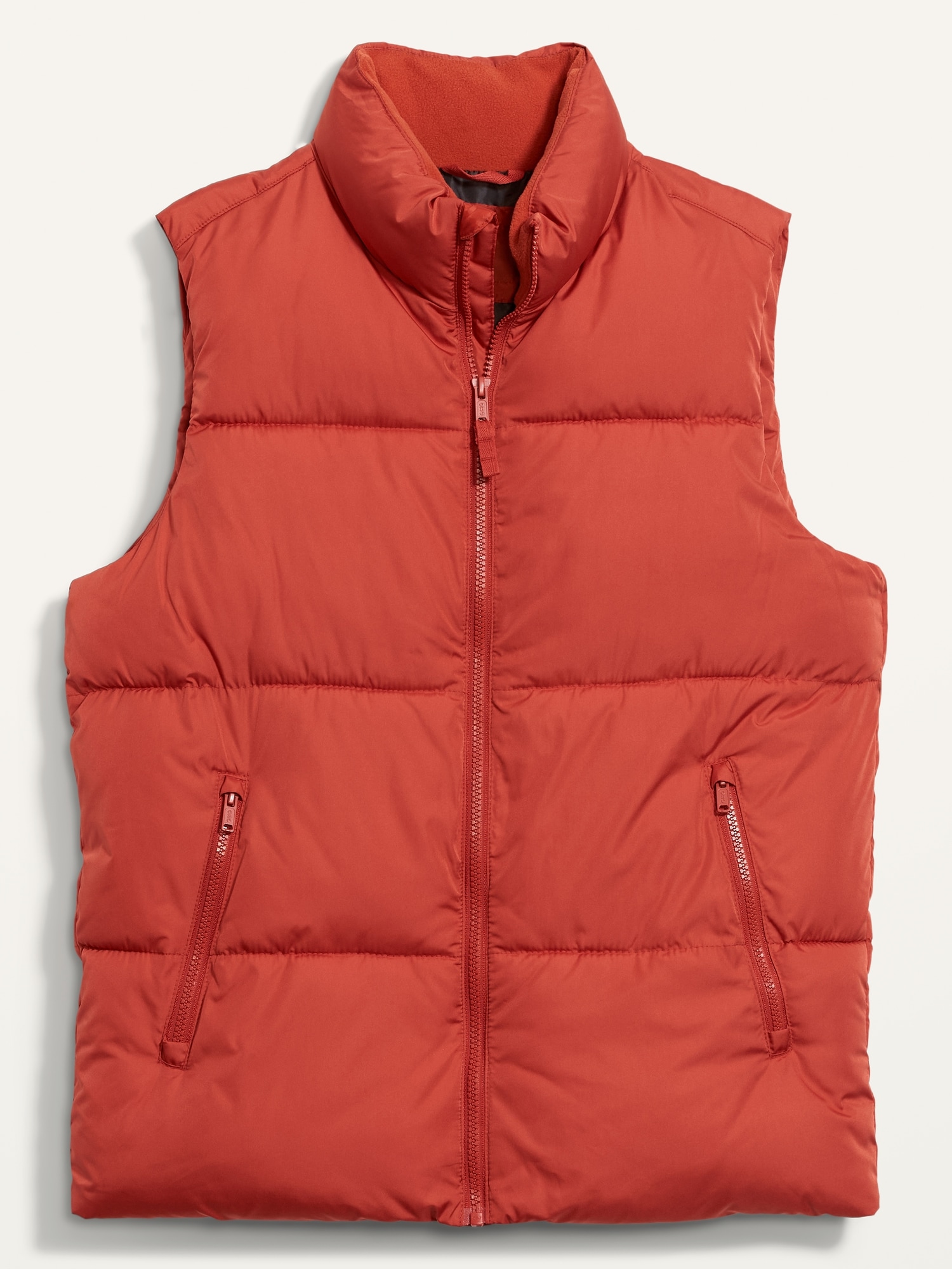 navy puffer vest