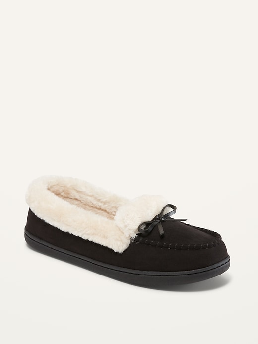 mens moccasin slippers old navy