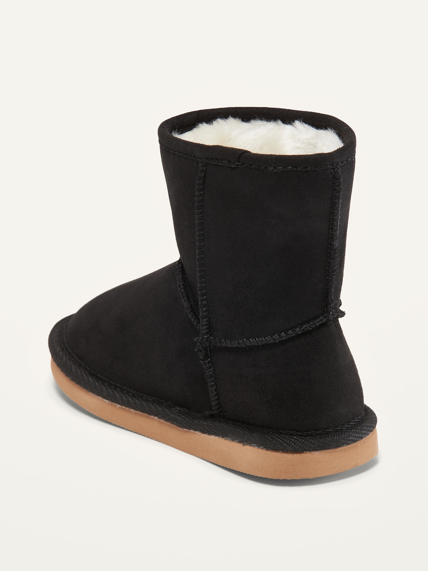 Faux-Suede Sherpa-Lined Ankle Boots for Toddler Girls | Old Navy