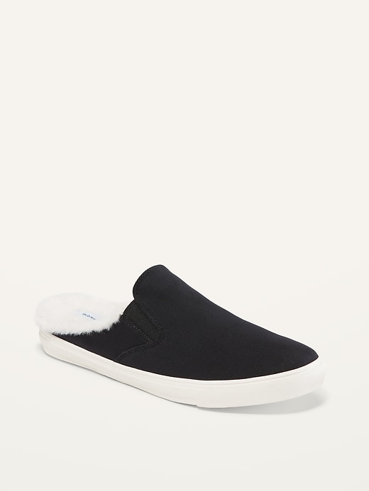 Old Navy - Faux-Fur-Lined Slip-On Mules For Women