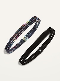 Image number 1 showing, 2-Pack Hair Ties for Women