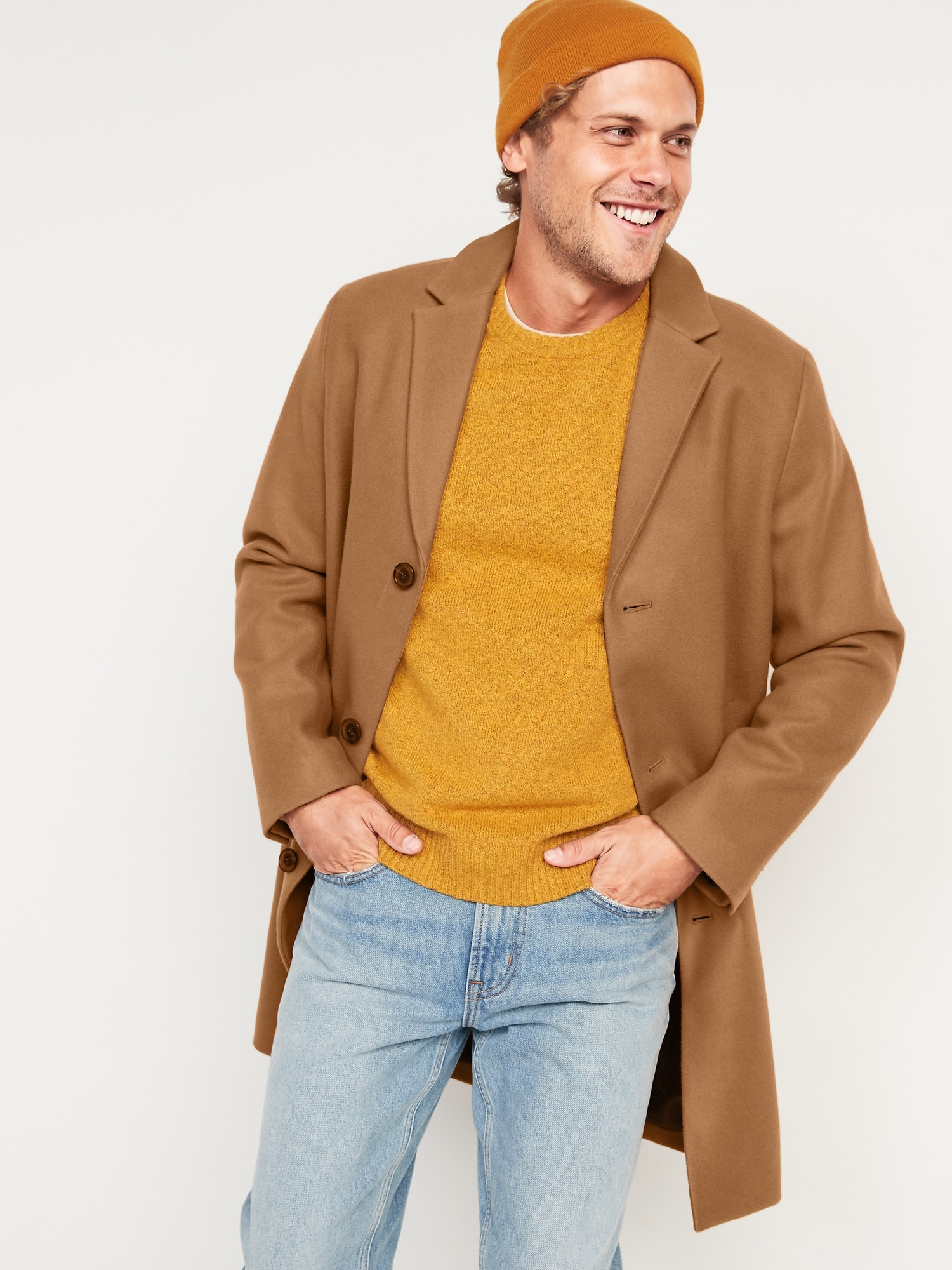 old navy overcoat mens