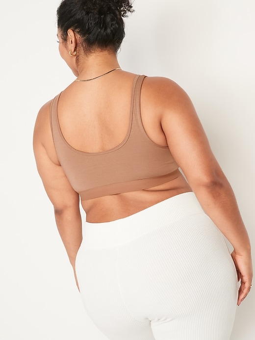 Old Navy Supima® Cotton-Blend Bralette Top for Women brown - 751932042
