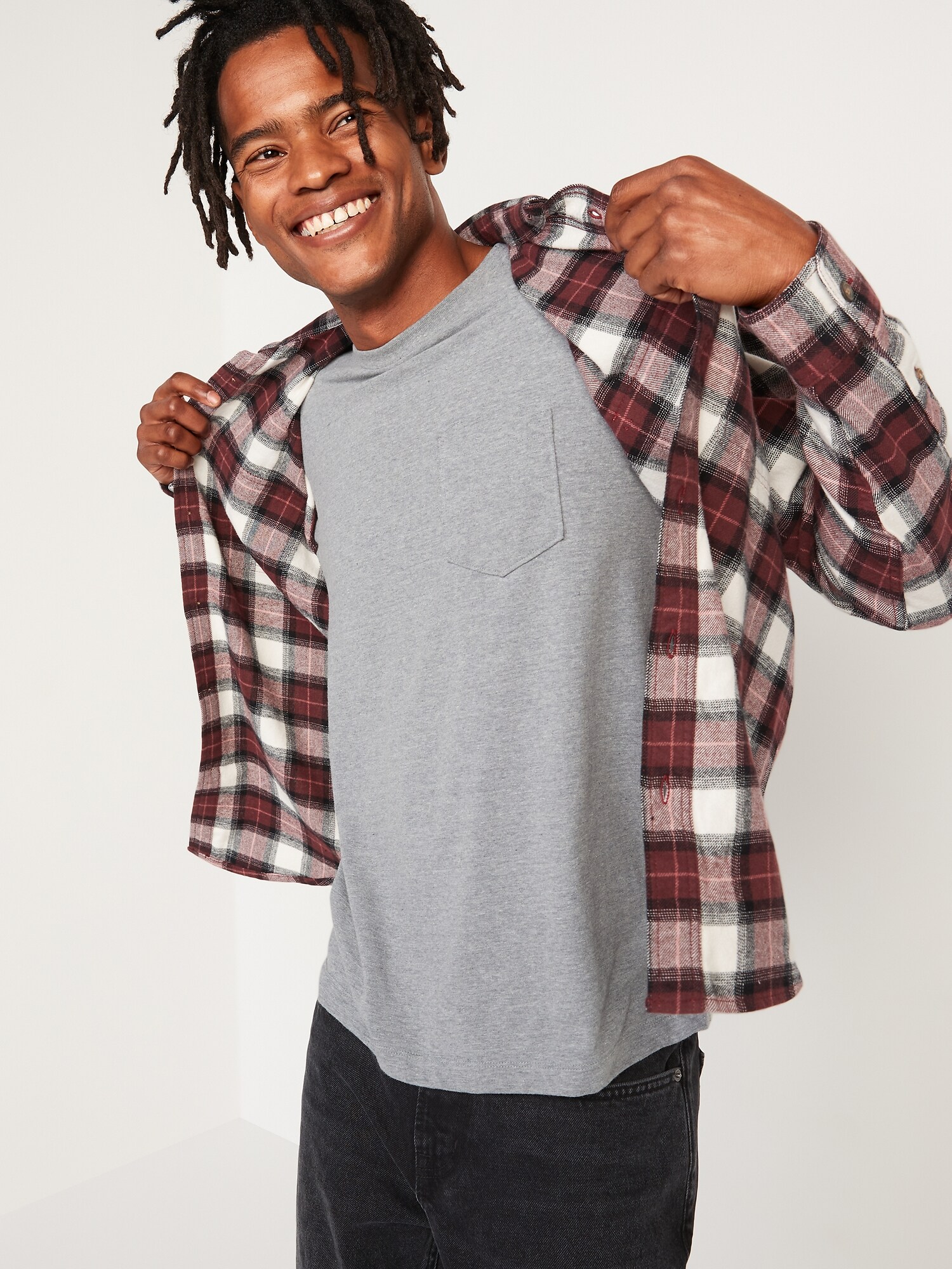 Regular-Fit Patterned Flannel Shirt for 