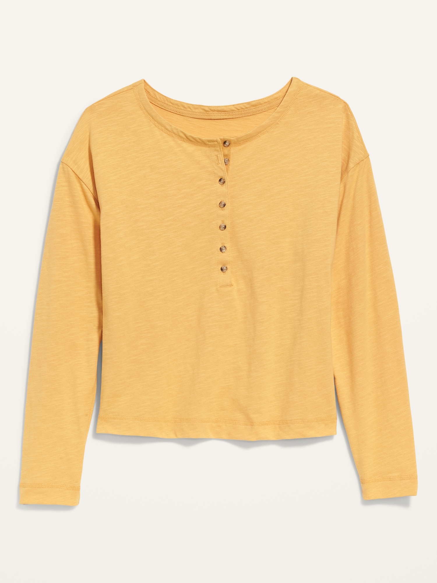 Long-Sleeve Easy Henley T-Shirt for 