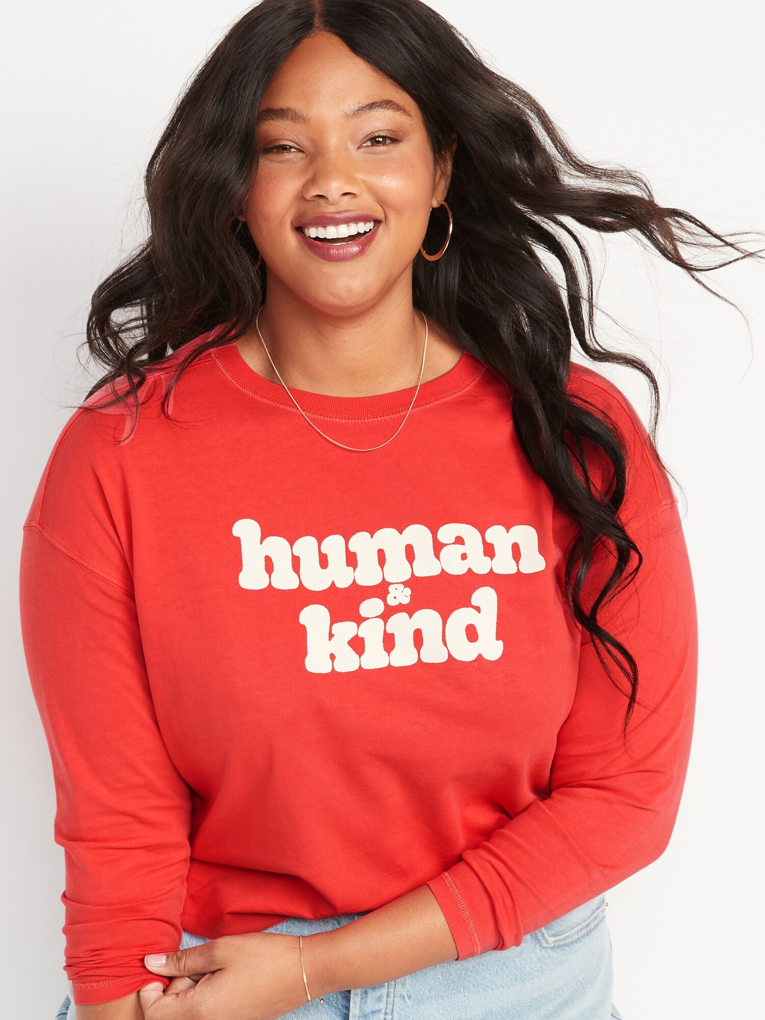 Loose Vintage Long-Sleeve Graphic Easy 