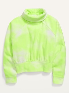Funnel-Neck Microfleece Sweatshirt for Girls