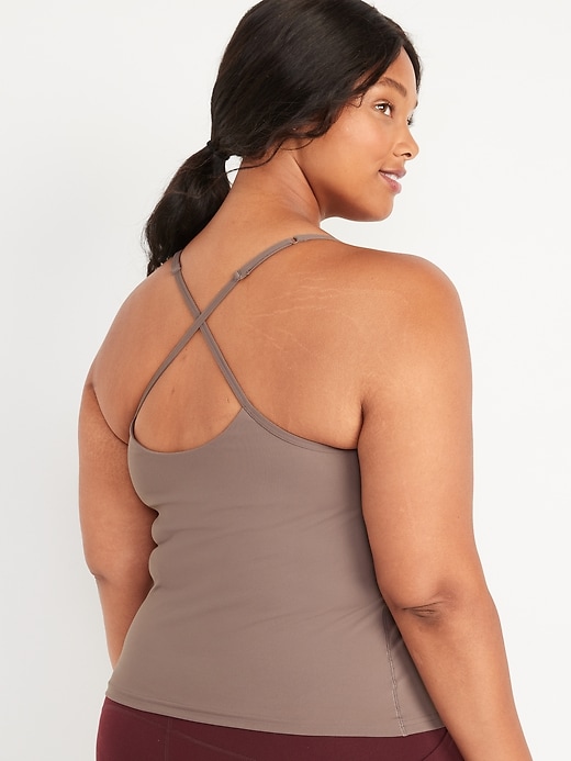 Image number 8 showing, PowerSoft Strappy Shelf-Bra Tank Top for Women