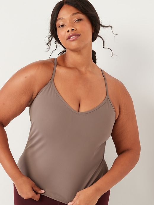 Image number 7 showing, PowerSoft Strappy Shelf-Bra Tank Top for Women