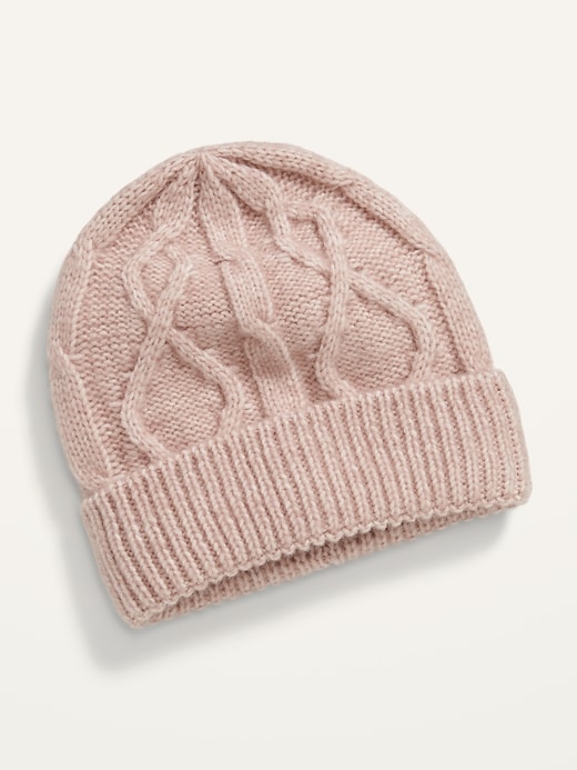 View large product image 2 of 2. Cable-Knit Beanie for Women