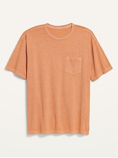 Vintage Garment-Dyed Gender-Neutral Pocket T-Shirt for Adults