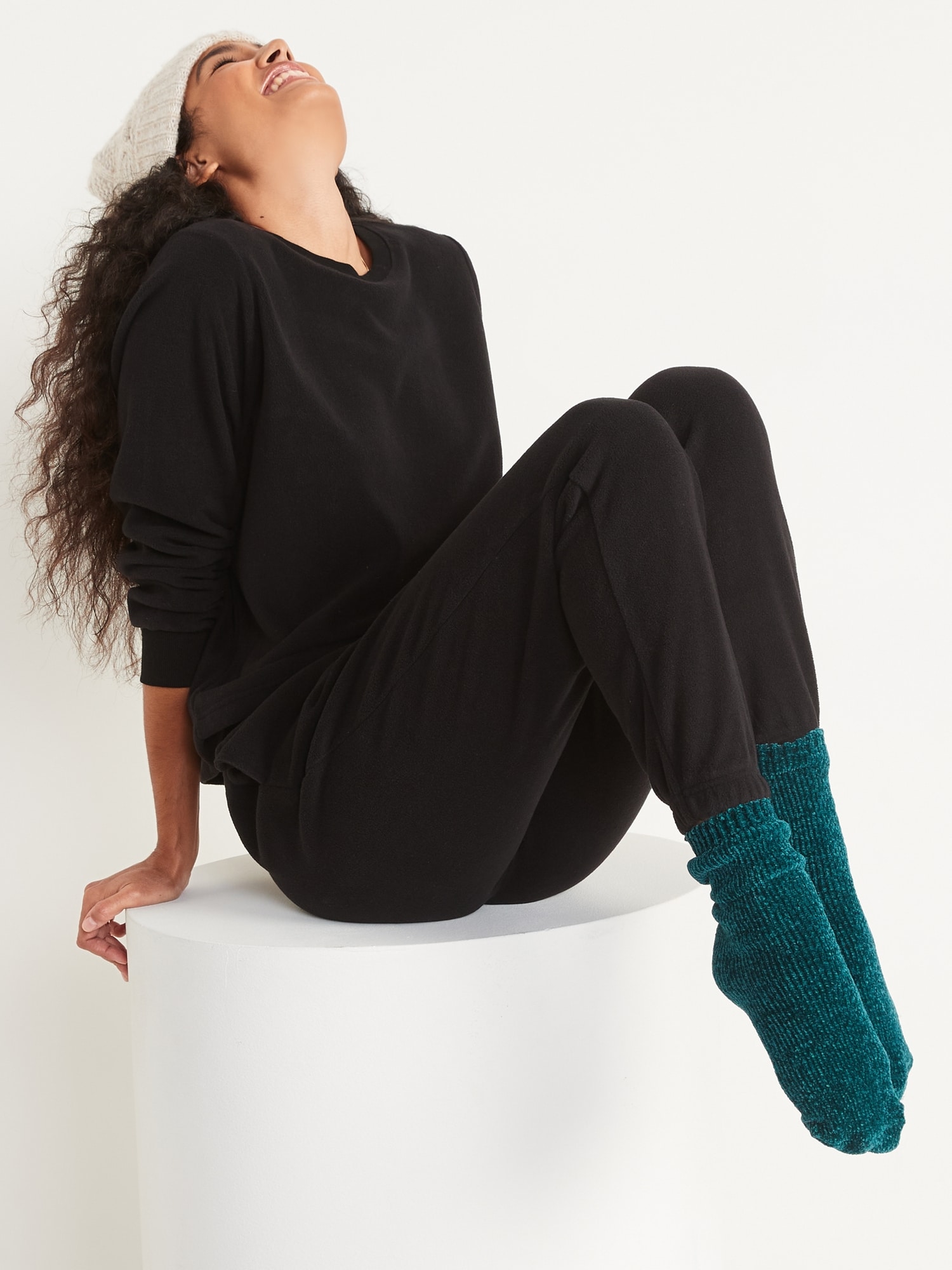 Microfleece Pajamas Set for Women Old Navy