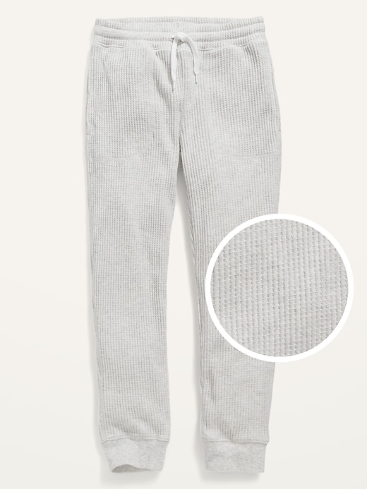 View large product image 1 of 2. Textured Thermal-Knit Jogger Sweatpants For Boys