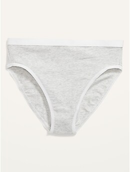 High-Rise Supima® Cotton-Blend Bikini Underwear for Women