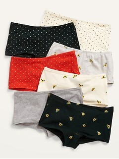 Boyshorts Underwear 7-Pack for Girls