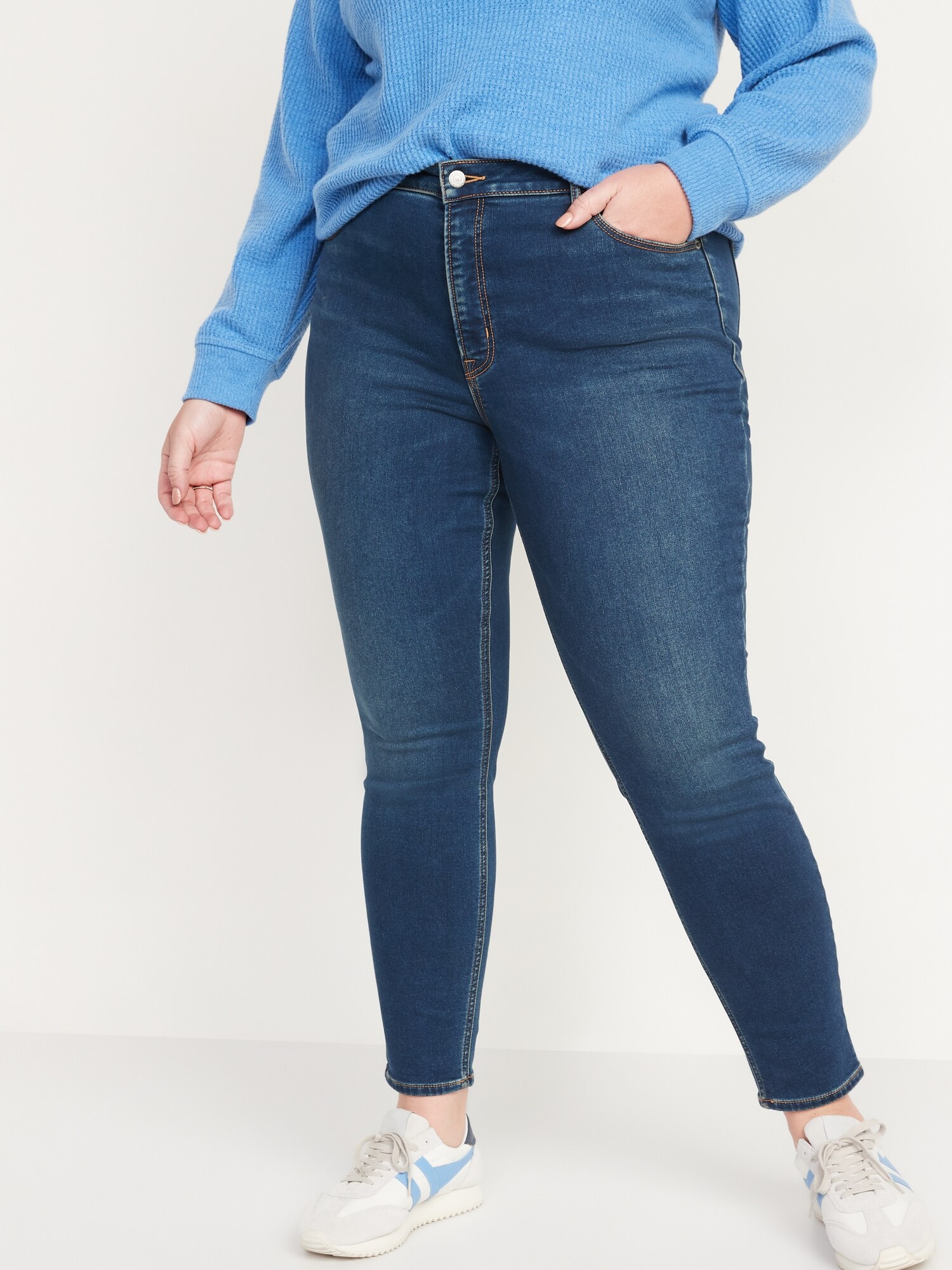 Warm Rockstar Super Skinny Jeans 
